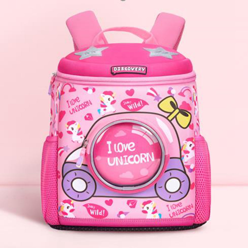 kocotree three-dimensional cartoon kindergarten schoolbag M Pink