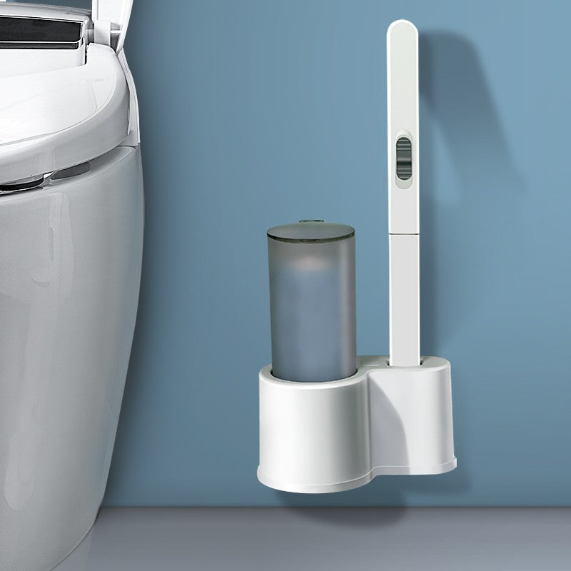 Disposable Toilet Punch-free  Wall-mounted Brush Cleaning