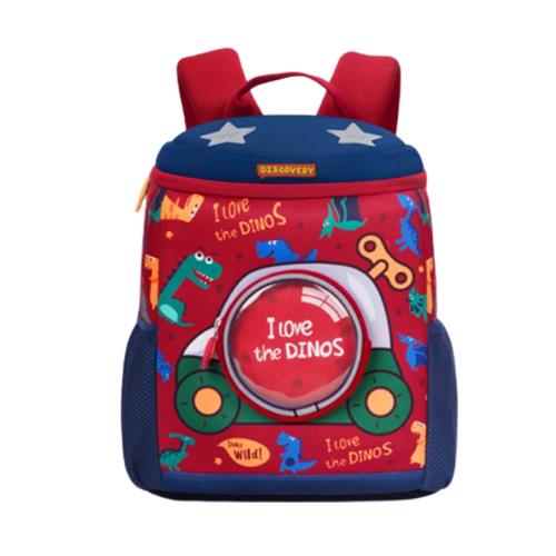 kocotree three-dimensional cartoon kindergarten schoolbag M Red